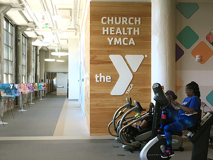 Within its 25,000 square feet, the YMCA serves up a full complement of wellness offerings, including group exercise classes, Cycle studio, senior classes, one-on-one wellness consultations, cardio and weight equipment, a walking track, locker rooms with showers, Mx4 functional fitness training and personal training.