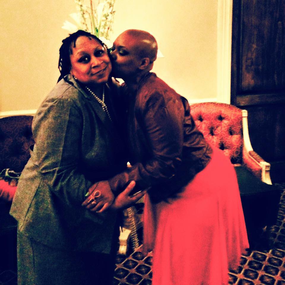 Danyale Woods with her mom, Monique Butler-Woods, whose own creations prompted Woods to learn the art of aromatherapy and create Fairy Blossom Scents.