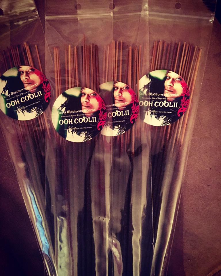 Fairy Blossoms' handmade incense sticks are among the most popular products.