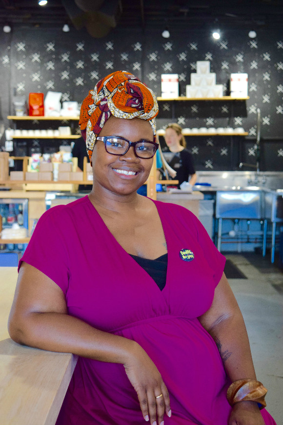 Terri Lee-Johnson, executive director of Birth Strides, which provides free doula care and education to pregnant women of color.