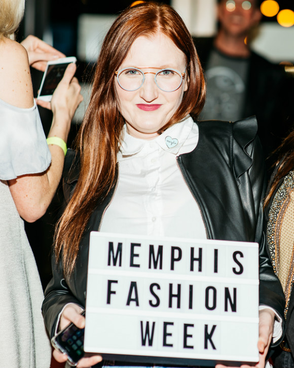 Guests of Memphis Fashion Week attend a runway show at Memphis College of Art.