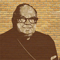 At the Memphis office of Facing History and Ourselves is a mural of Bishop Dozier