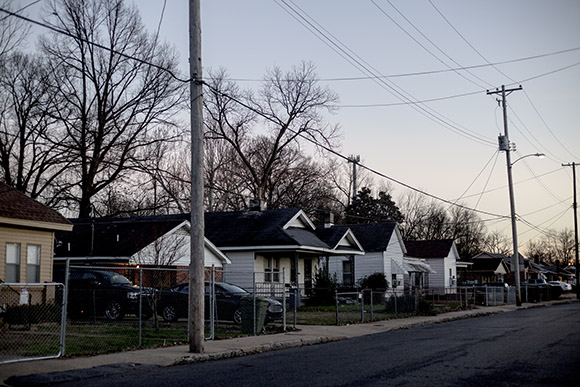 A view of Decatur Street in Smokey City.