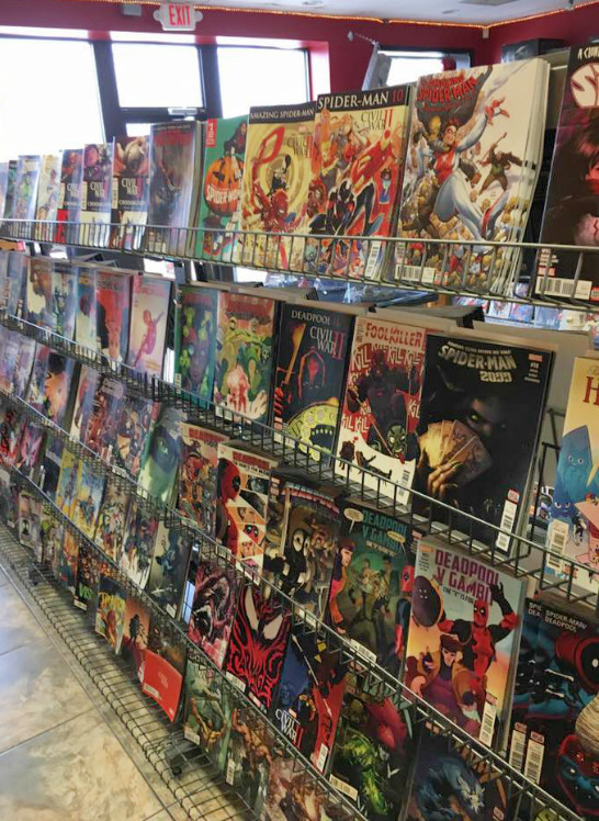 A sample of Jupiter Comics' selection
