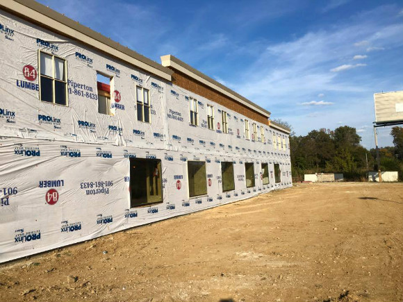 January progress at Jupiter Comics' second location.