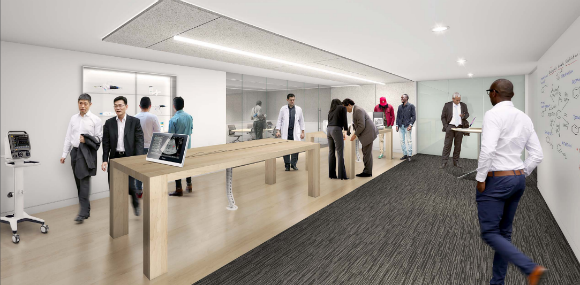 Archimania's rendering of proposed Innovation Center.