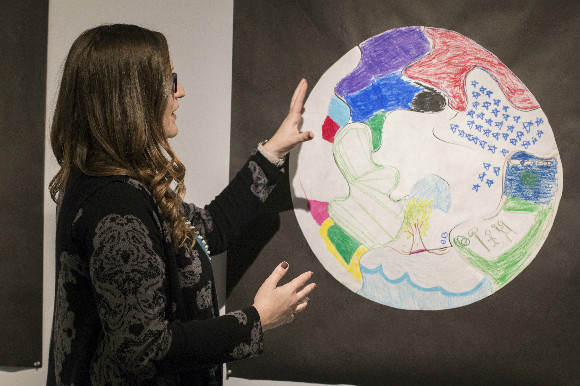 "The participants get to see their pieces come together as a whole piece and it can give a sense of closure, the end of the project," explained Paige Scheinberg.