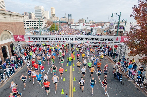 The St. Jude Marathon is Saturday, Dec. 5