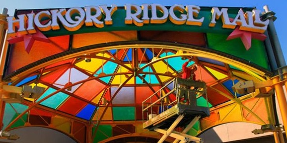 Hickory Ridge Mall has been transformed into a town center