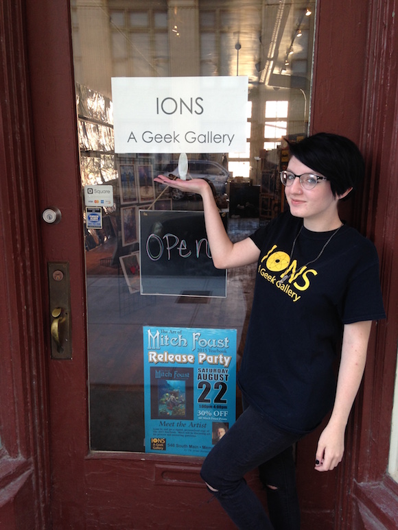 Alissa Brielle Diggs at IONS: A Geek Gallery on South Main