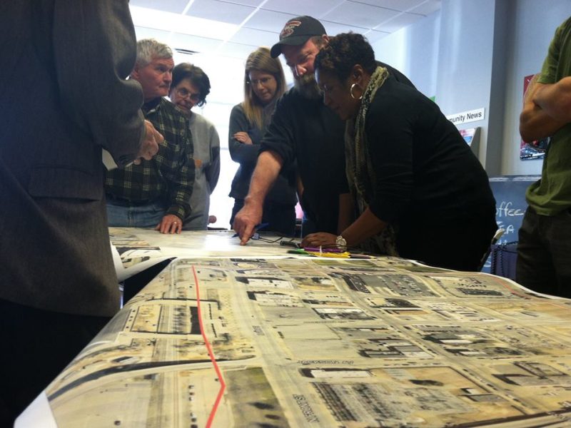 Event organizers map out the MEMFix in the Pinch District