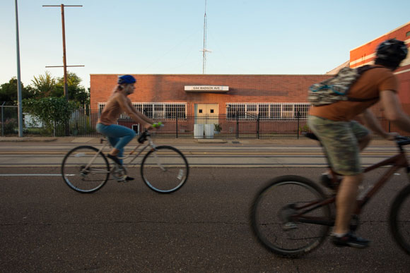 Madison Avenue cyclists