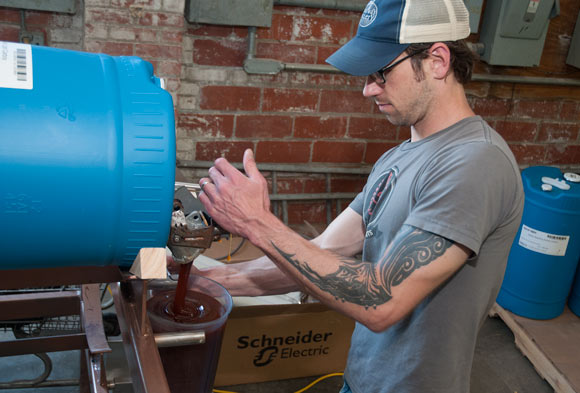 Brian Benchek of The Bottlehouse Brewery. Photo by Bob Perkoski. 