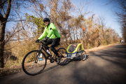 Cyclists taking advantage of the Greenline