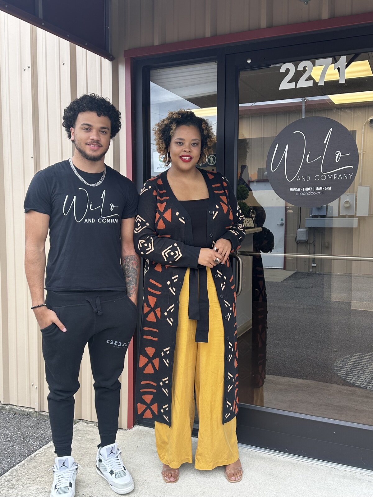 Leah Williamson with her son EJ, the prime motivating factor in her entrepreneur's journey.