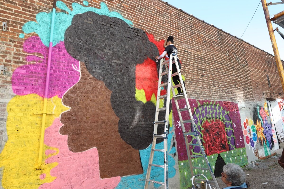 Bella Eason at work in the Edge District.