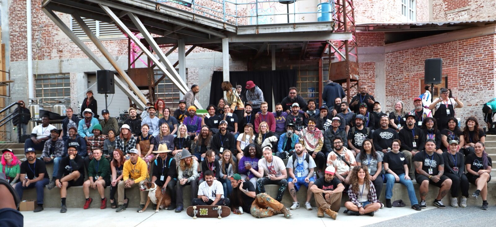 The artists of Paint Memphis 2023.