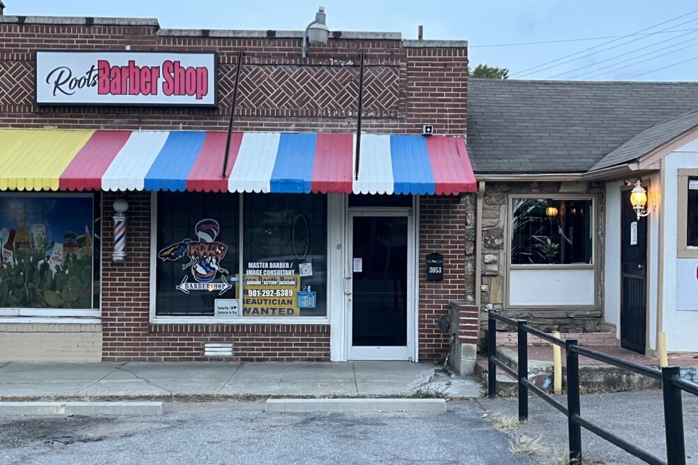 Roots Barbershop is located at 3053 Thomas St. in Memphis.