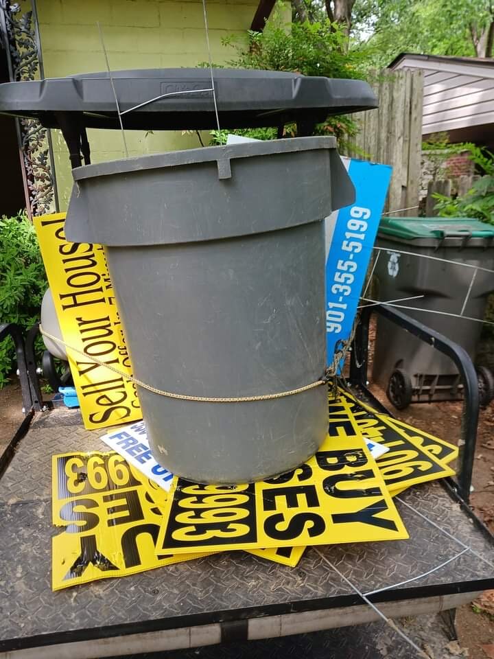 “It is chaos out there when it comes to signs,” Collier says.