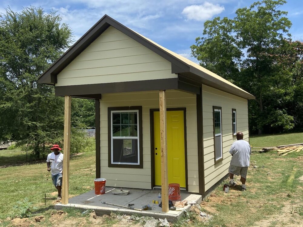 “Tiny homes are just one area of my business. We build traditional-size homes but right now tiny homes are needed due to the cost of new construction,” Jones says.