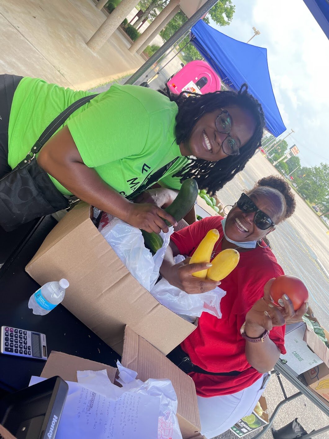 The Fresh Roots Farmers Markets can be found in the parking lots of New Direction Christian Church (Fridays from 3 to 7 p.m.) and Pilgrim Rest Baptist Church (Tuesdays from 3 to 7 p.m.) in Memphis. (Photo courtesy of New Direction Christian Church)