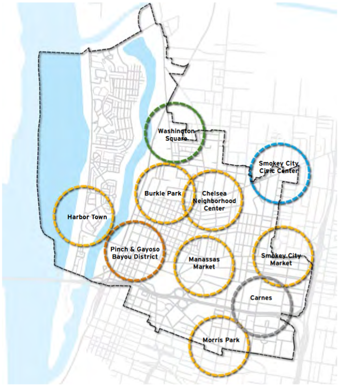 Uptown community anchor areas, according to the Community Redevelopment Agency. (submitted)