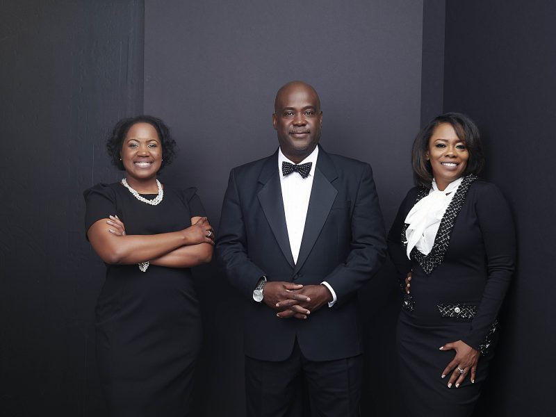 Black Lens Productions Film Studios leadership team. Partner/General Counsel Cecilia S. Barnes, Founder/CEO Jason A. Farmer, Partner/CFO Carolyn N. Henry. (submitted)