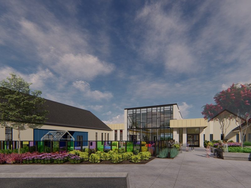 The Porter-Leath and University of Memphis Early Childhood Academy at Orange Mound is expected to open in January 2022. (Rendering submitted by Porter-Leath)