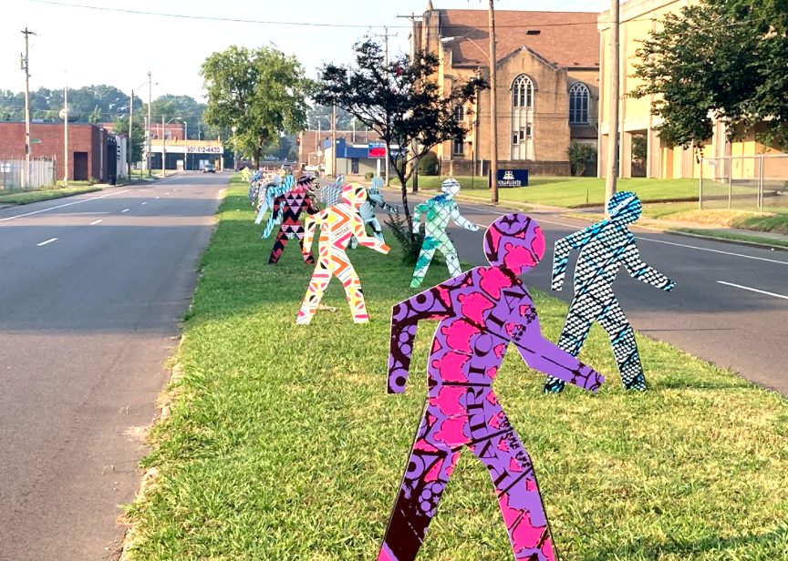 The "Naming" installation will be on display in the month of July on National Street between Summer and Powell avenues. (Submitted)
