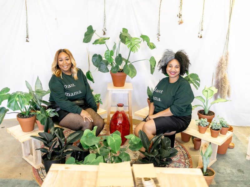 Meghan Paige (left) and Keneisha Malone opened Terra Cotta October 3, 2020. The store is both a plant shop and space for customers to shop locally made goods, including jewelry, apparel, and candles. (Submitted)
