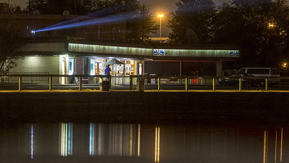 The state-of-the-art, self-serve concession stand at the Summer Quartet Drive In opened in the 1960s. Today, it still offers treats customers can't find at other movie theaters and at lower prices. (Ziggy Mack)