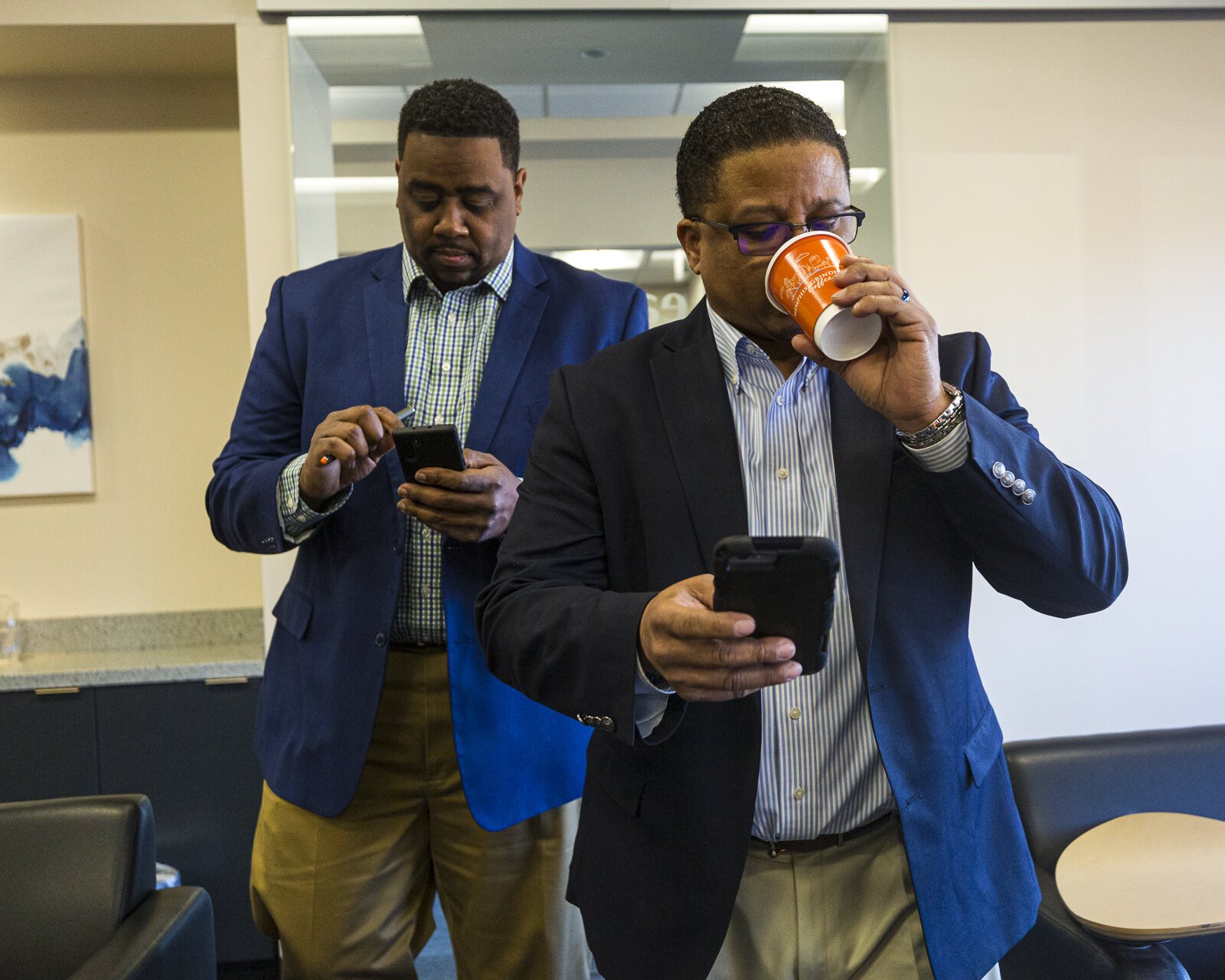 Dwayne Chaffen and Rick Askew co-own Grindhouse Coffee. They hope to open a brick-and-mortar coffee shop in Whitehaven, 2019. (Ziggy Mack) 