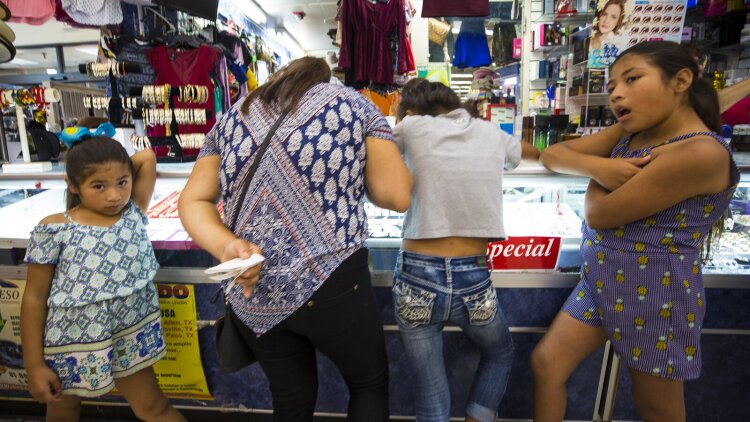 Family shops retail shop inside of the Winchester International Farmers Market/Merado de Latino. (Ziggy Mack)