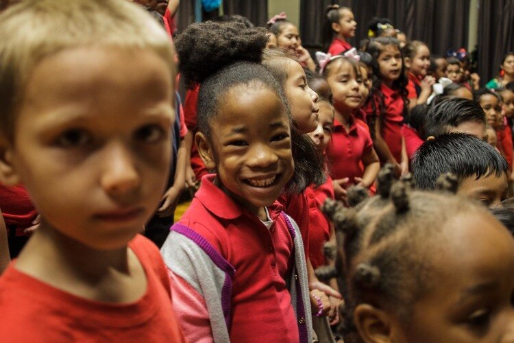 Treadwell Elementary kindergarteners, 2018. (Renier Otto)