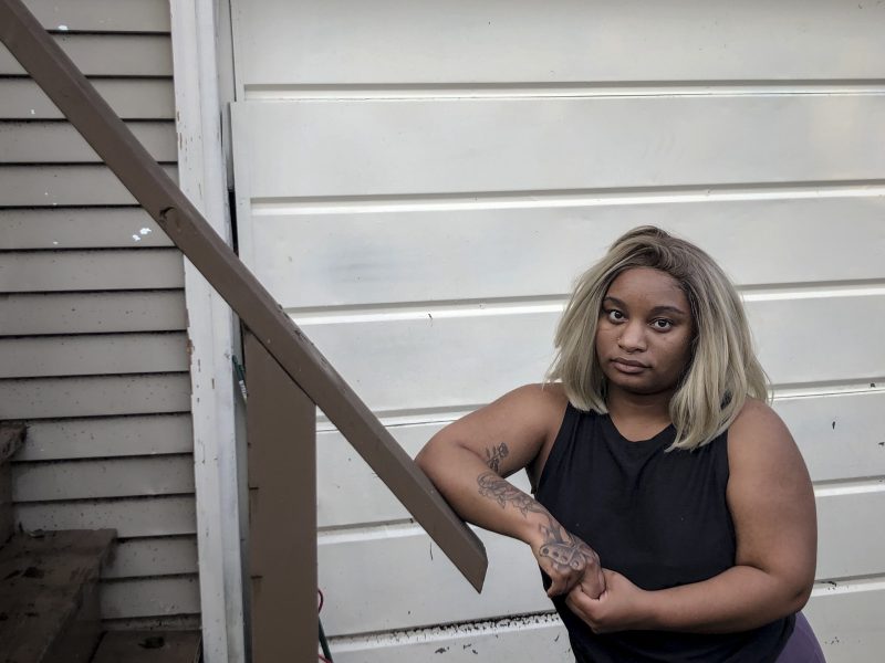 Self-portrait by Epiphany Jones.