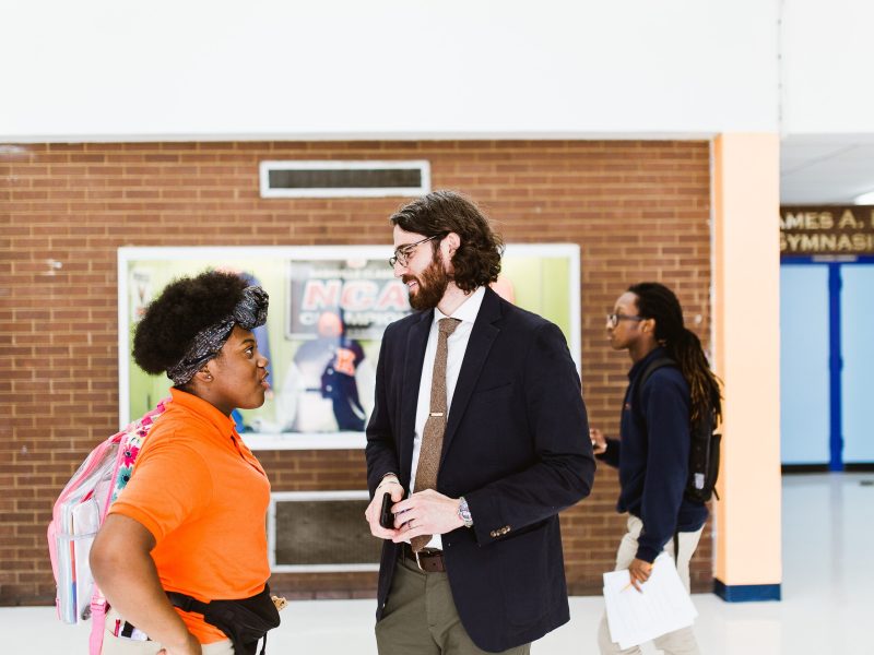 Andrew Bobowski serves as the principal of KIPP Memphis Collegiate High, located at 2110 Howell Avenue in North Memphis. (Elizabeth Hoard Photography)