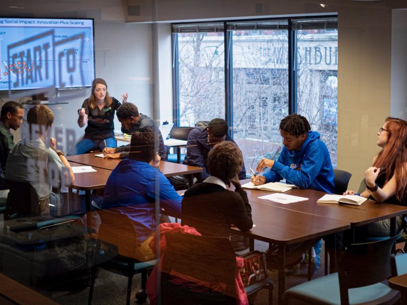 Start Co. hosts an educational session on growing your business led by Shelby Peranich, Start Co.'s director of community engagement. (Submitted)