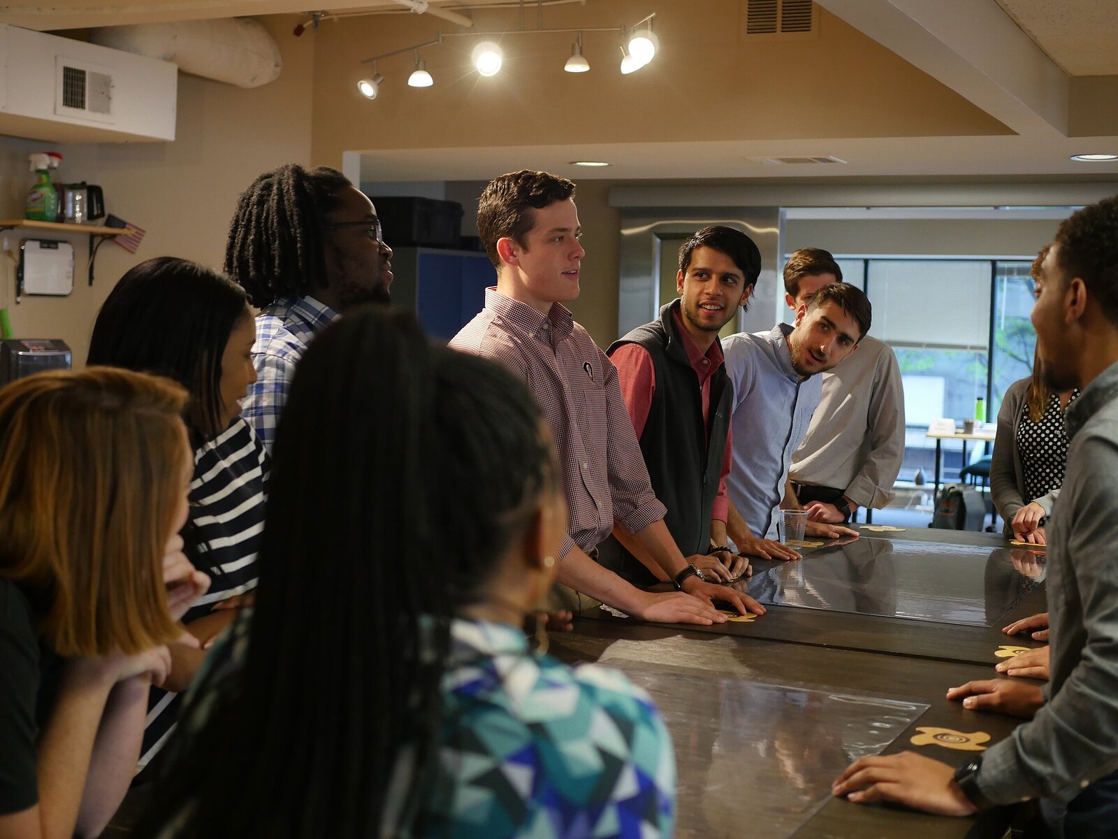 During the 2019 Summer of Acceleration, the cohort of entrepreneurs learned about each other by sharing stories. Each person pictured is a founder of a startup and participated in the 2019 SoA. (Submitted)