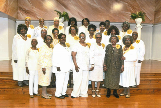 All members of the Orange Mound Progressive Club in attendance at the organization's centennial celebration posed together for a group photography. Many are second- and third-generation legacies. (Submitted, Tyrone P. Easley)