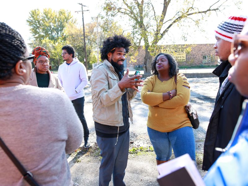 Justin Merrick (center) is executive director for the Center for Transforming Communities. CTC is assuming local operation of national resource partner, SPARCC., Center for Transforming Communities)