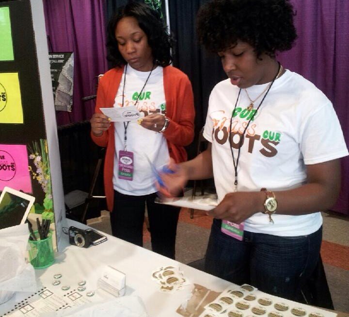 Our Grass Our Roots table at the Memphis Black Expo. (Our Grass Our Roots)