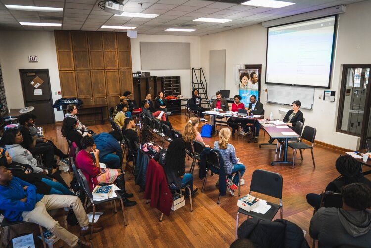 The first PRIZM Ensemble college prep workshop was a big success. The second is scheduled for January 4. (PRIZM Ensemble)