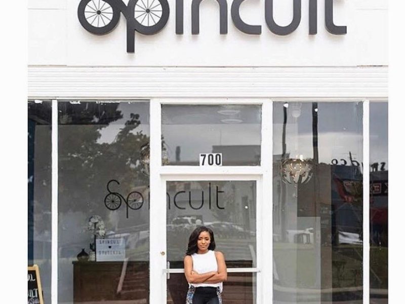 Victoria Young, pictured, opened Spincult at 700 Madison Avenue in August 2018. The indoor fitness studio offers a variety of options for cycling devotees. (Spincult)