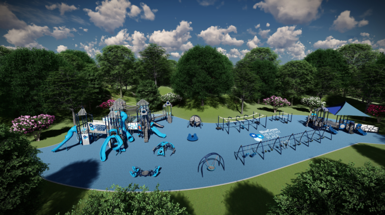 Rendering of the finished Blue Cross Healthy Place Program scheduled to open in mid-August. (Blue Cross Blue Shield of Tennessee)