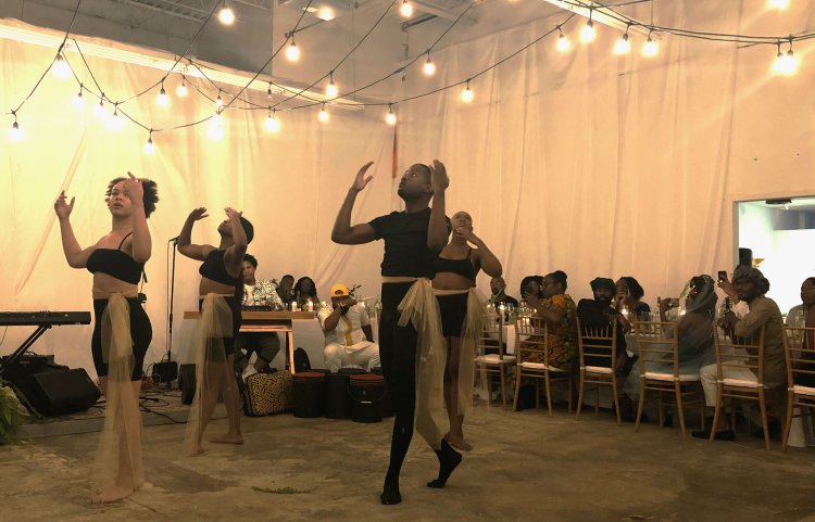 Guests of The CLTV's 2019 Juneteenth gala were treated to dance, song and spoken word performances by local artists Cameron Bethany, Auntrion Bradford, NuJas and Magnolia. (Erica Horton)