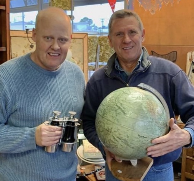 Spouses Chuck Guthrie and Larry Tyger, co-owners of Market on Madison, combined their decades of experience in the antiques business and fulfilled their vision of opening their own shop. (Kim Coleman)