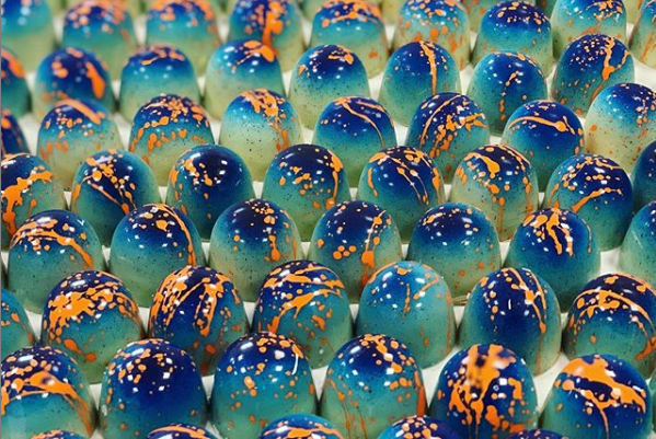 Peach Mango Margarita chocolates created by Phillip Ashley Chocolates for the 2019 Memphis Margarita Festival. (Phillip Ashley Chocolates)