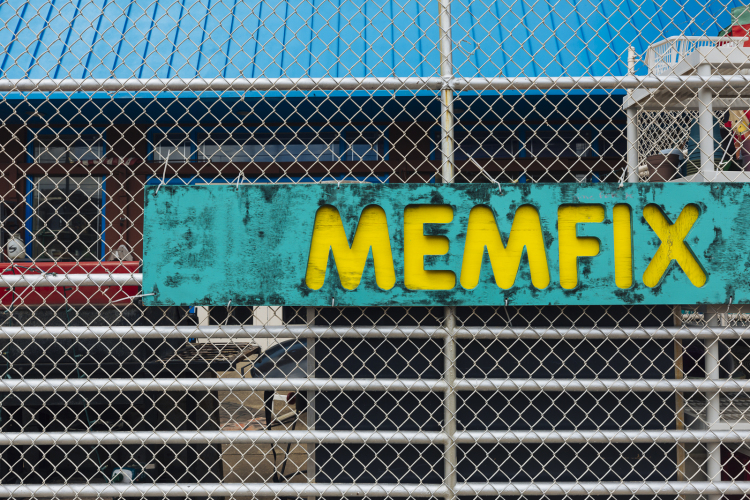 A MEMFix sign hangs outside of the BAM Thrift Store in the Madison Heights District. MEMFix activated Madison near the Madison-Cleveland intersection in October 2017. (Ziggy Mack) 