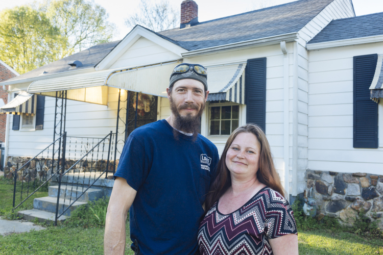 Leslie and John Clark purchased their home in Frayser with a loan from The Works, Inc. (Ziggy Mack)