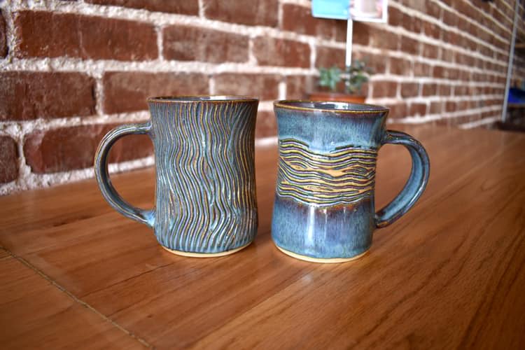 Custom mugs are made in house at Belltower Artisans. They're available for purchase and used for customer orders. (Submitted) 